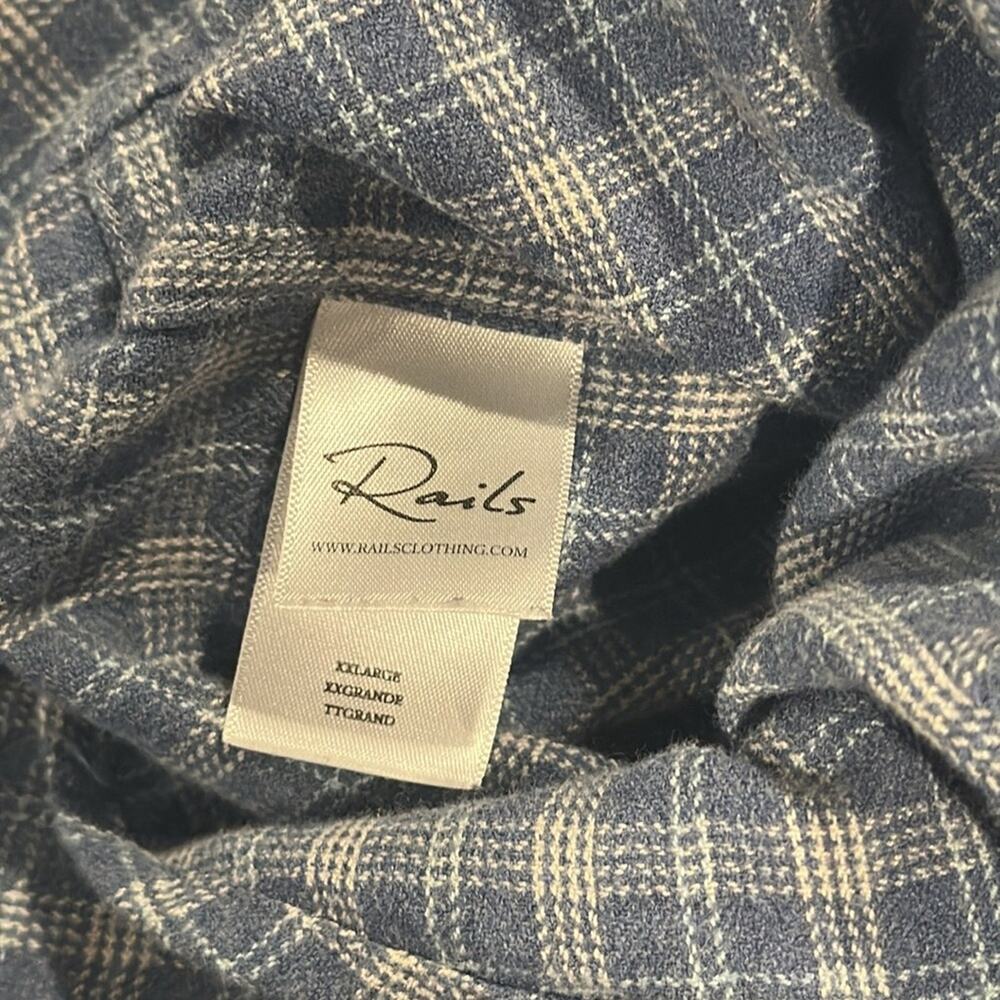 Rails Lennox Button-Front Shirt Xxl - image 7